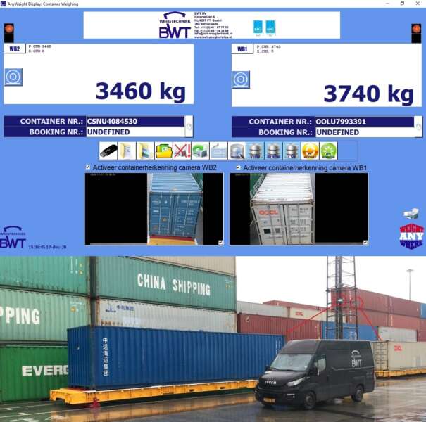 containerweegbrug software BWT