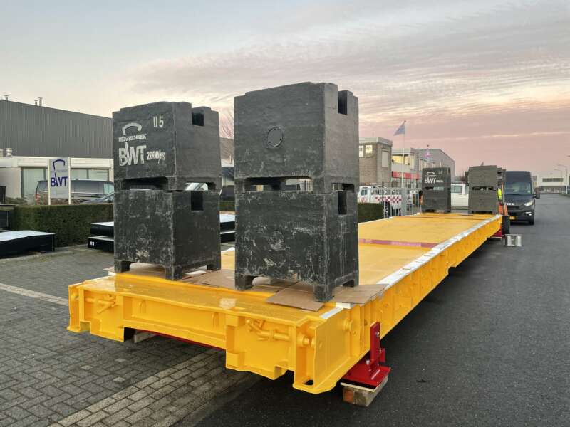 Containerweger kalibratie