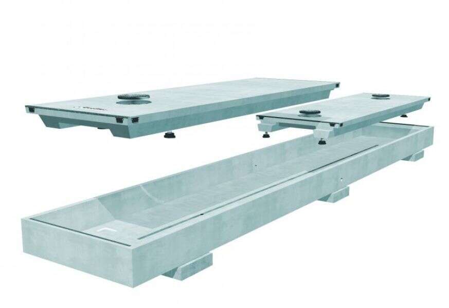 Weegbrug prefab Beton inbouw